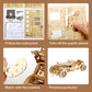 Robotime Model Car Kits - Wooden 3D Puzzles - Model Cars To Build For Adults 1:16 Scale Model Grand Prix Car
