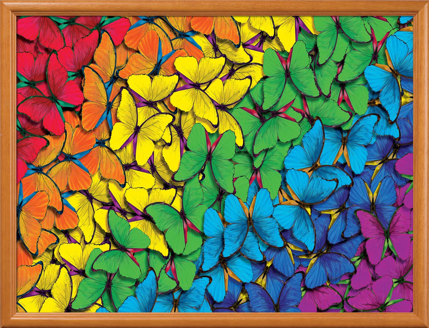 Fluttering Rainbow 550 Piece Jigsaw Puzzle