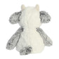 Aurora Snuggly Sweet & Softer Cow Stuffed Animal - Comforting Companion - Imaginative Play - White 9 Inches
