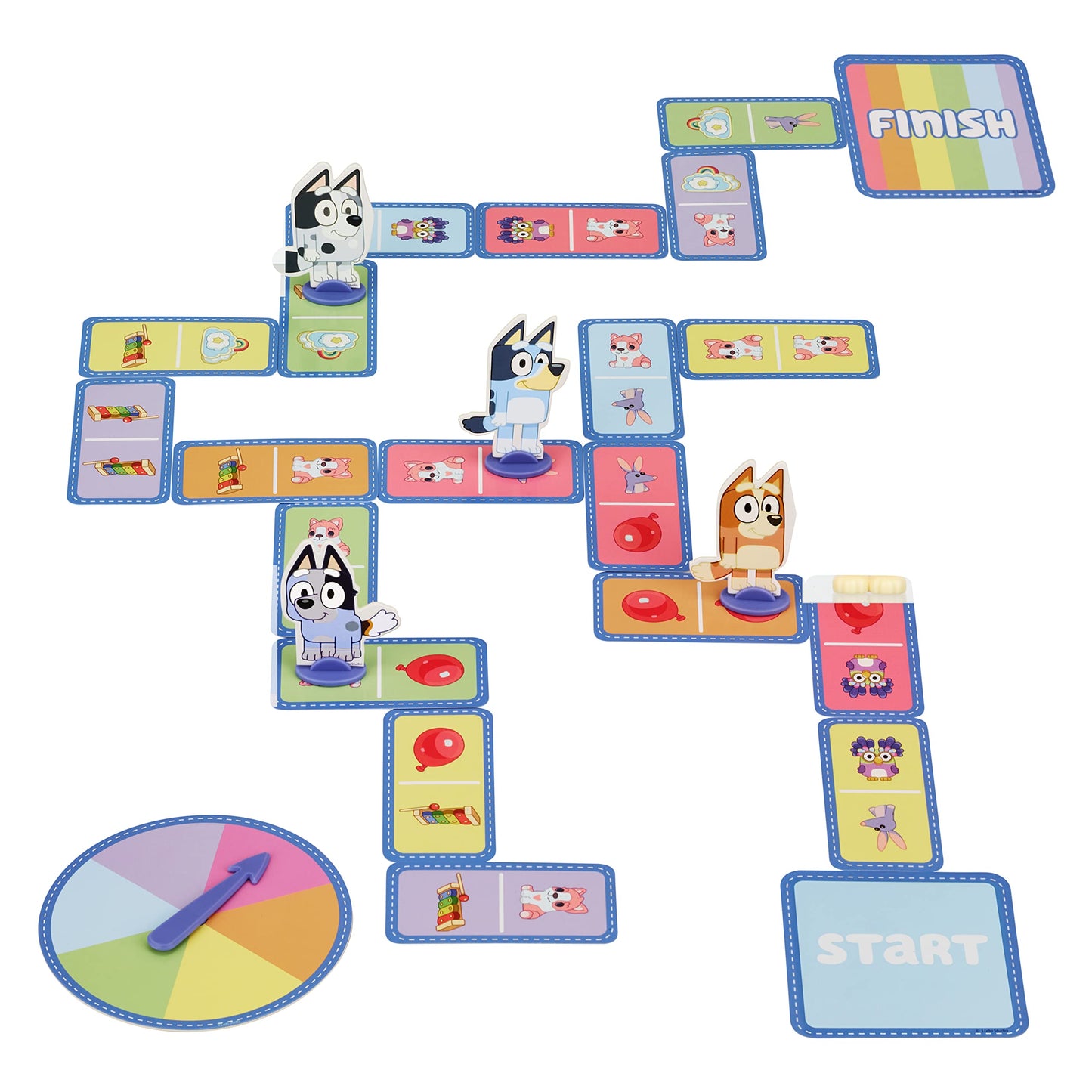 Bluey Hopscotch, Multicolor (17140)