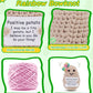 Jelutar Mini Funny Positive Potato, 3 Inch Knitted Doll With Positive Card For Cheer Up Gifts And Party Decorations, Cute Positive Potato Crochet Doll For Birthday Gifts (Potato With Rainbow Bow)