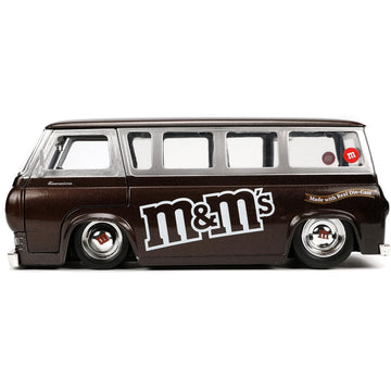 Jada Toys M&M'S 1:24 1965 Ford Econoline Die-Cast Car With Red Figure