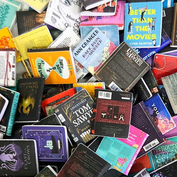 200 PCS Book Miniatures Set, Mini Books for Anxiety Bookshelf, Dollhouse Decor, DIY Crafting, Accessories Mini Miniatures Books