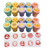 20 pc Stamps for Kids Fancy Stationery Items for Girls Boys Best Return Gifts Birthday Party for Kids in Bulk Cute Reward Stick