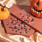 80pcs Halloween Mini Bats  Smooth Washable Resin Halloween Dollhouse Miniatures Dollhouse Miniature Tiny Bats Spooky Themed Cartoon Flat Back Bats for Crafts Scrapbooking (Black  Colorful)
