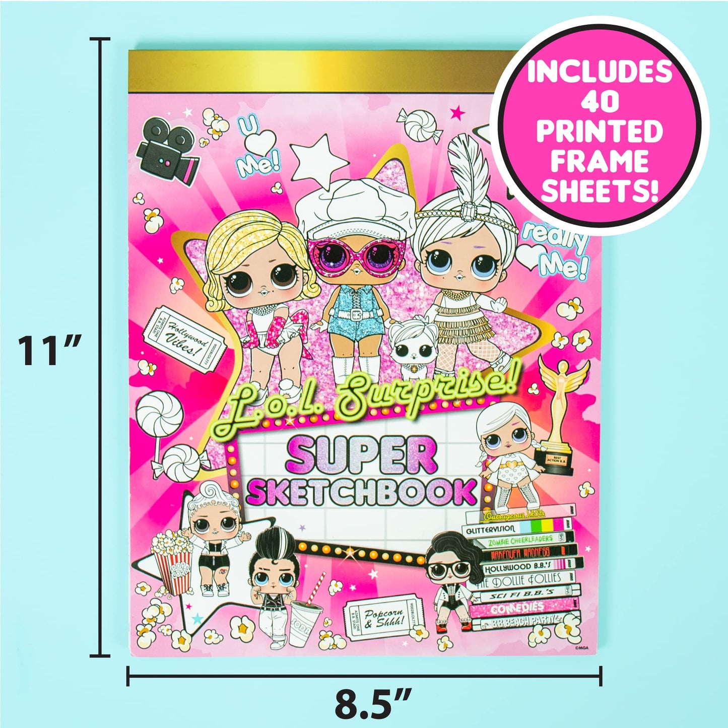 L.O.L. Surprise! O.M.G. Ultimate Fashion Designer by Horizon Group USA, Color & Create Outfits & Make-Up Looks for The O.M.G. Si