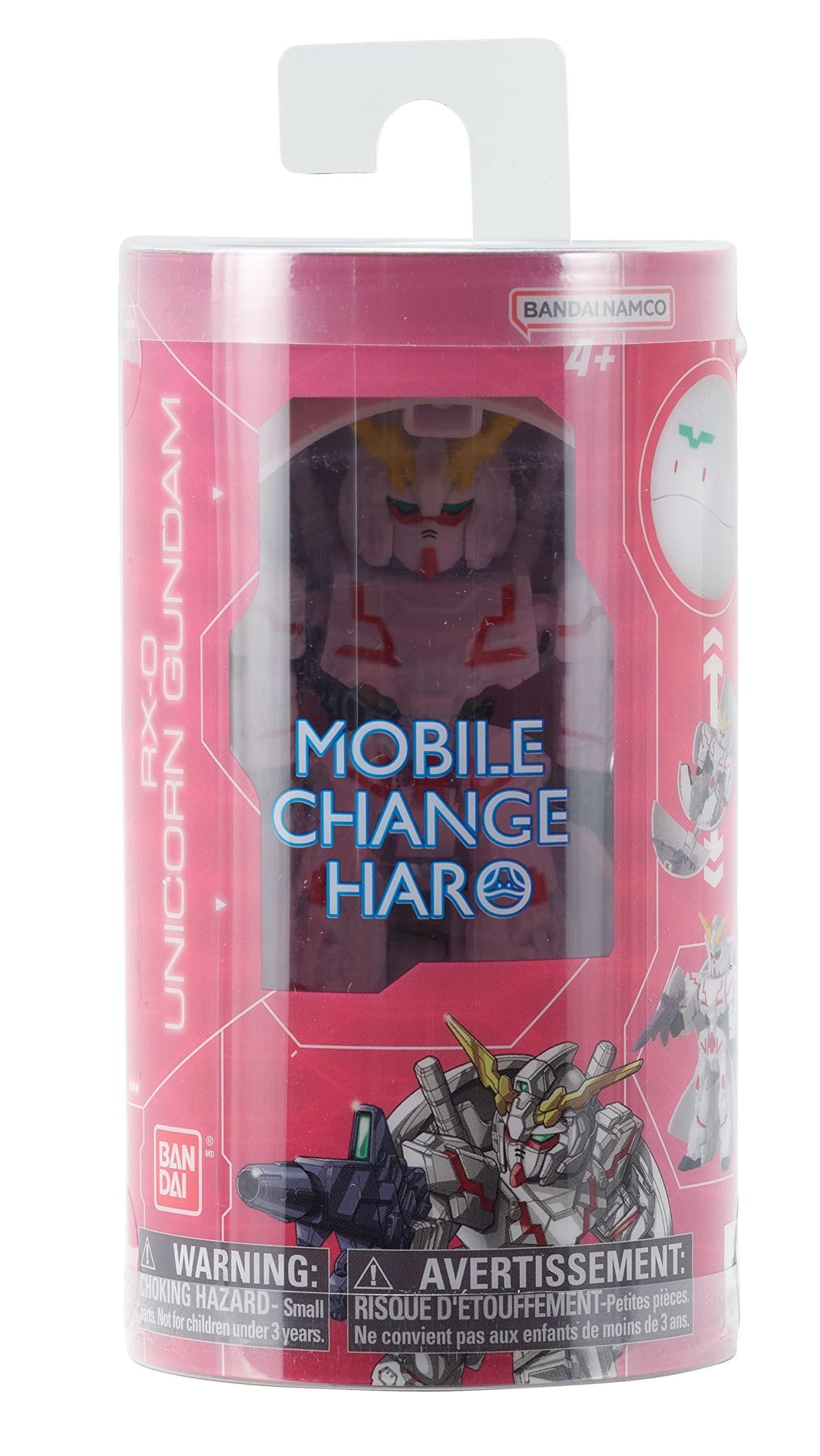 Bandai - Gundam - Mobile Change Haro - Unicorn Gundam 3.5 Action Figure (Box Of 6)