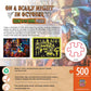 Baby Fanatics MasterPieces 500 Piece Glow in The Dark Halloween Jigsaw Puzzle - A Dark Brew - 15x21