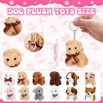 Jiytivity 38 Pcs Adopt A Puppy Favors Include 12 Foldable Puppy Boxes 12 Mini Dog Stuffed 12 Adopt Cards 1 Adopt Sign1 Fence For