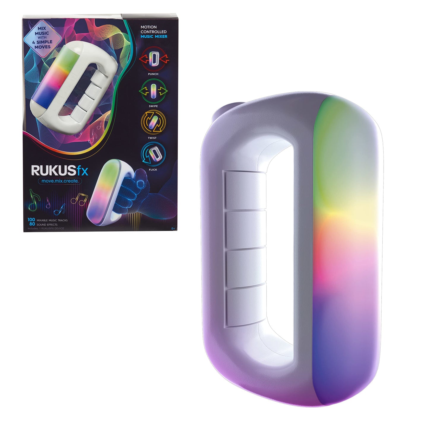 Rukusfx Motion-Controlled Music Mixer, Lights And Sounds Music, Kids Toys For Ages 6 Up By Just Play
