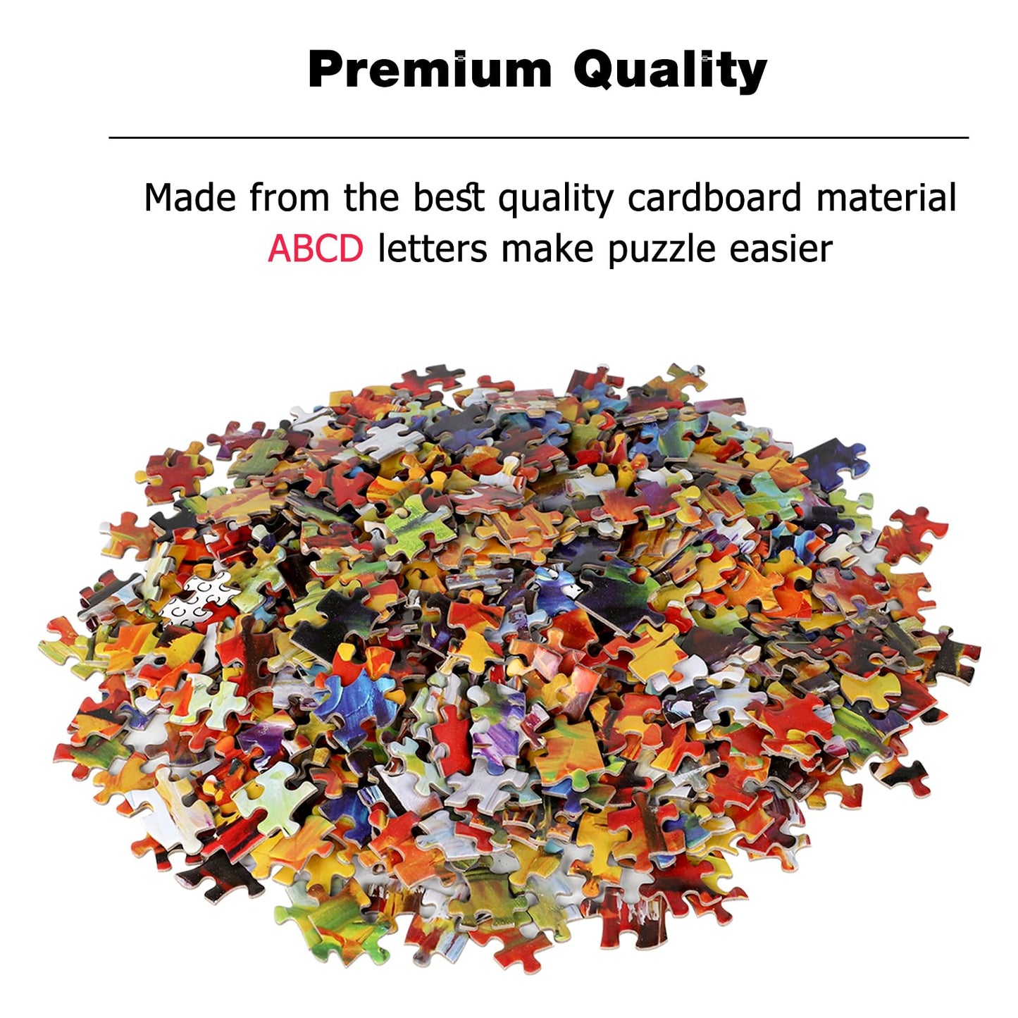 Diiopoty Jigsaw Puzzles 500 Piece For Adults Oil Painting Evening Walk On Rainy Day Street Tree Landscape Challenging Puzzle Fit