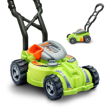 Tuff Tools : Power Mower - Kids Lights & Sound Toy, Mega Yard Tool, Realistic Action Yard Work Toy, Battery Powered, Ages 3+