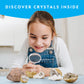National Geographic Break Open 15 Premium Geodes - With Goggles, Detailed Learning Guide, 3 Display Stands, Great Stem Science T
