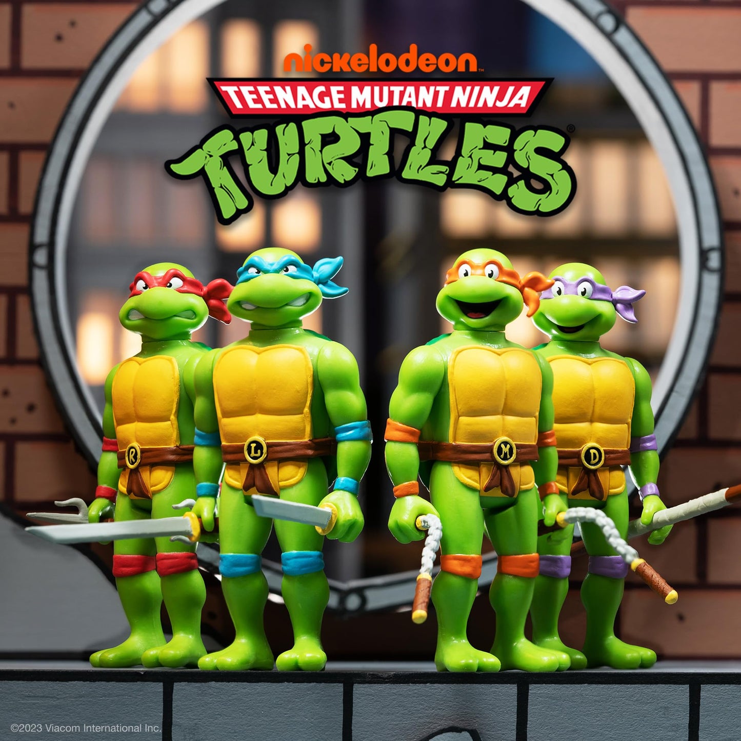 Super7 Teenage Mutant Ninja Turtles Raphael - 3.75' Tmnt Action Figure With Accessories Classic Cartoon Collectibles And Retro Toys