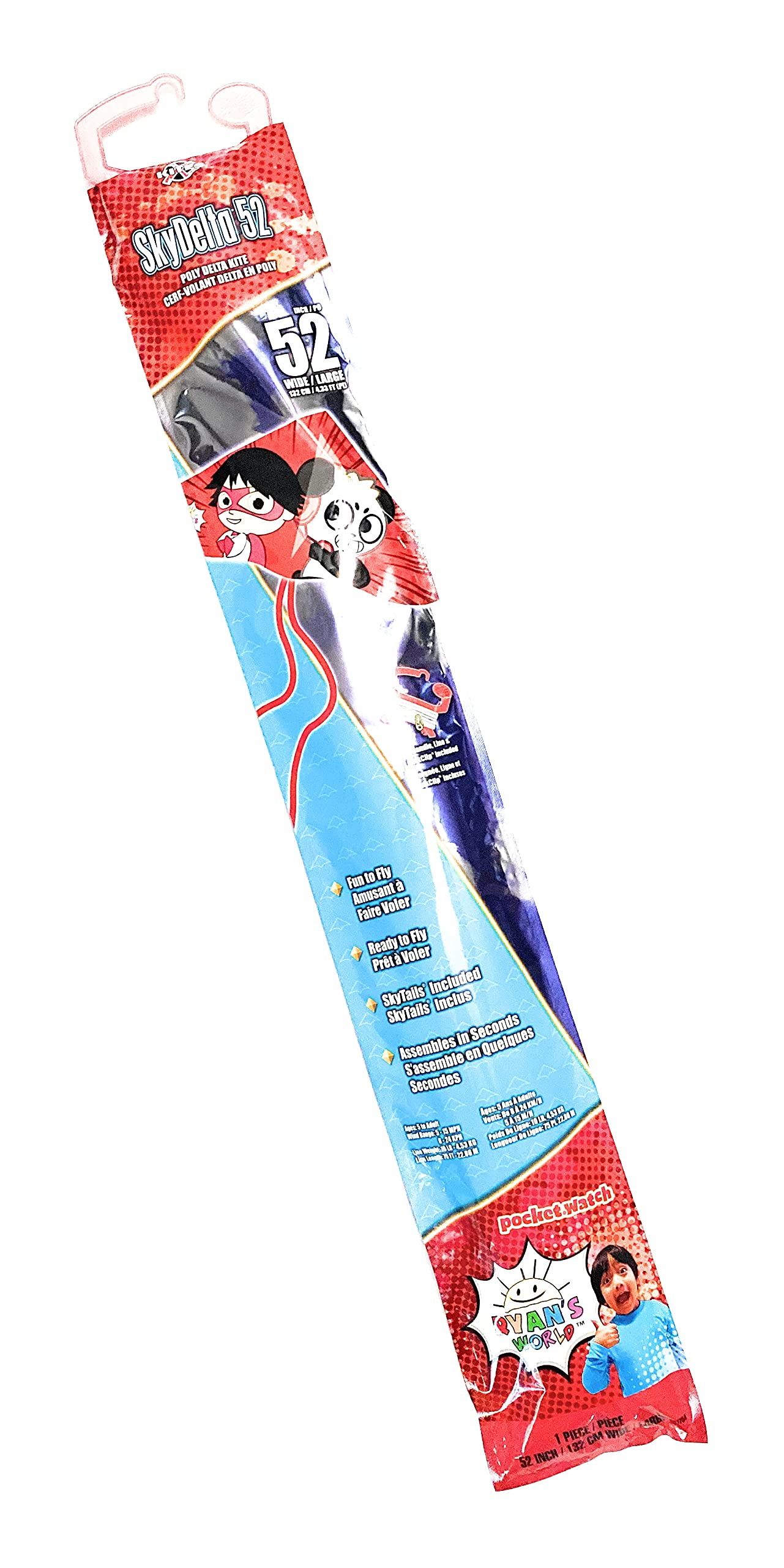 X Kites Skydelta 52 Ryan'S World Poly 52 In. Delta Kite, 52 Inches Wide