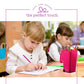 Hammont Mini Trash Can 6-Pack - Mini Trash Can For Desk & Desktop Organizer - Multi-Purpose Mini Desk Trash Can & Pencil Holder (Pink)