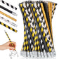 Graduation Pencils 2023 Assorted Kids Pencils Classic Novelty Graduation Hat Striped Pencils With Eraser End School Year Student