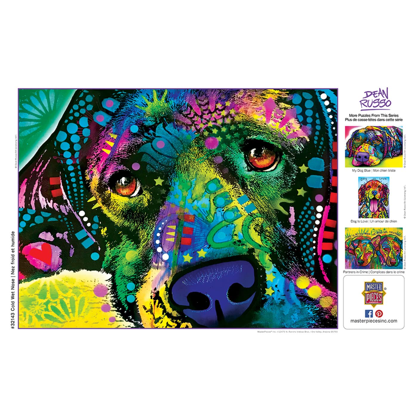 Masterpieces 300 Piece EZ Grip Jigsaw Puzzle - Cold Wet Nose - 18x24