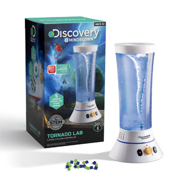 Discovery Kids Tornado Lab STEM Kit, 5-Speed Cyclone Controller, 10x5, Plastic, Educational Toy for Kids Ages 6+