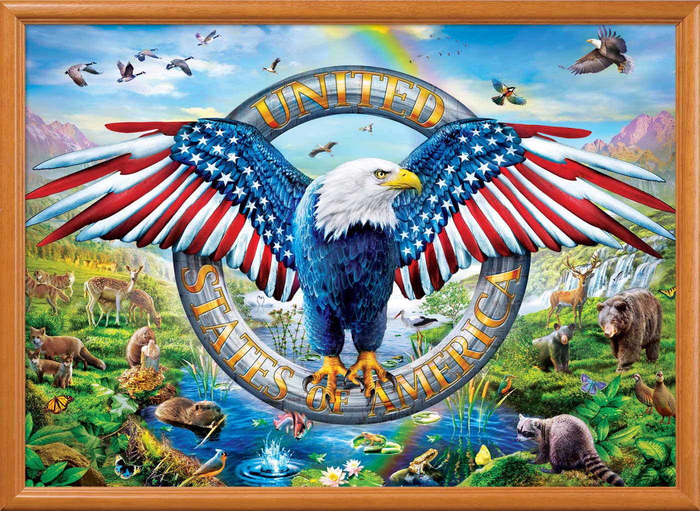 Masterpieces 1000 Piece Jigsaw Puzzle For Adults, Family, Or Youth - Liberty Falls - 19.25'X26.75'