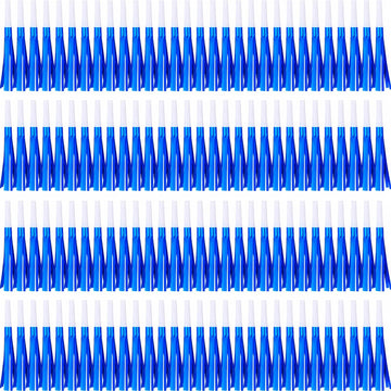 LCPQMZGH 120 Pcs Gold Noise Makers, Metallic Fringed Noise Makers for New Year Party Favor Supplies (Blue)