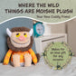 Kids Preferred Where The Wild Things Are Plush 9 Inch Moishe Monster Stuffed Animal With Crinkle Feet And Bean Filled Bottom