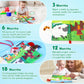 BBWOO Baby Books 0-6 Months - Baby Boys Girls Shower Gifts - Tummy Time Baby Toys 0-6 6-12 Months - Crinkle Cloth Book - Infant Toys - Newborn Books - Touch and Feel Baby Books - Soft Stroller Toys