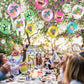 Zhanmai 50 Pcs Hawaiian Party Balloon Decorations, Aloha Tropical Luau Latex Balloons For Hawaiian Luau Party Summer Beach Birthday Tiki Bar Wedding Supplies(Happy Summer)