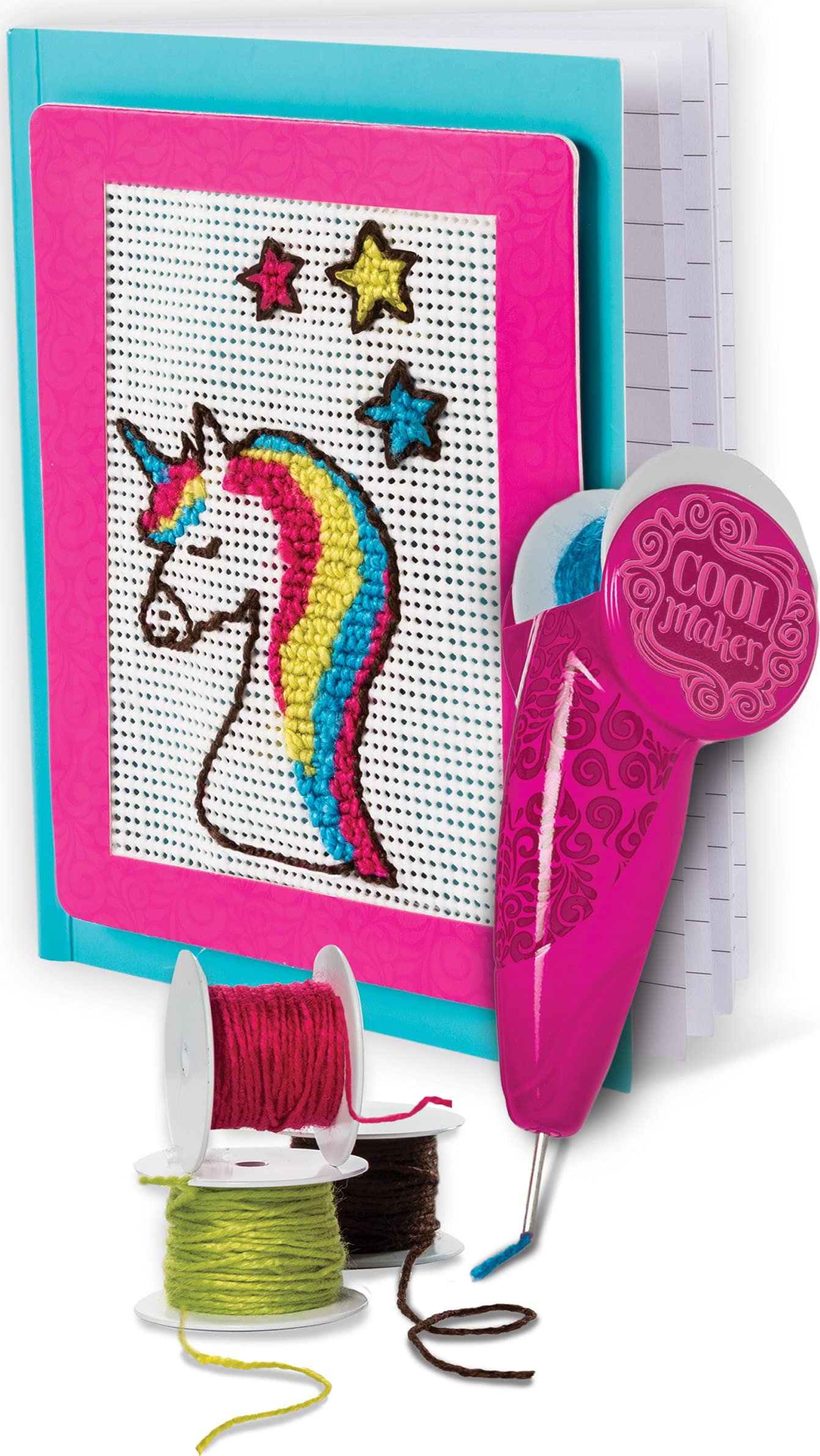 Cool Maker, Handcrafted Stitch N Style Diary Activity Kit, Makes 2 Covers, for Ages 8 and Up