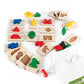 Guidecraft 3D Feel & Find Icons - Shape And Tile Matching Game For Kids, Learning & Educational Toys