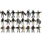 PowerTRC US Army Men SWAT Team Soilders Military Toys Action Figures with  Gear Accessories  Army Toys Play Set for Kids Boys (24 Pcs  4 in)