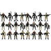 PowerTRC US Army Men SWAT Team Soilders Military Toys Action Figures with  Gear Accessories  Army Toys Play Set for Kids Boys (24 Pcs  4 in)