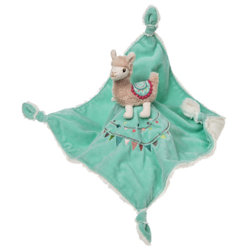 Mary Meyer Baby Lily Llama Character Blanket 13'X13'