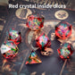 Oricraft Red Magic Dice Dnd Set Dungeons And Dragons Polyhedral Role Playing Gaming Dices Crystal D20 Red Magical World Energy S
