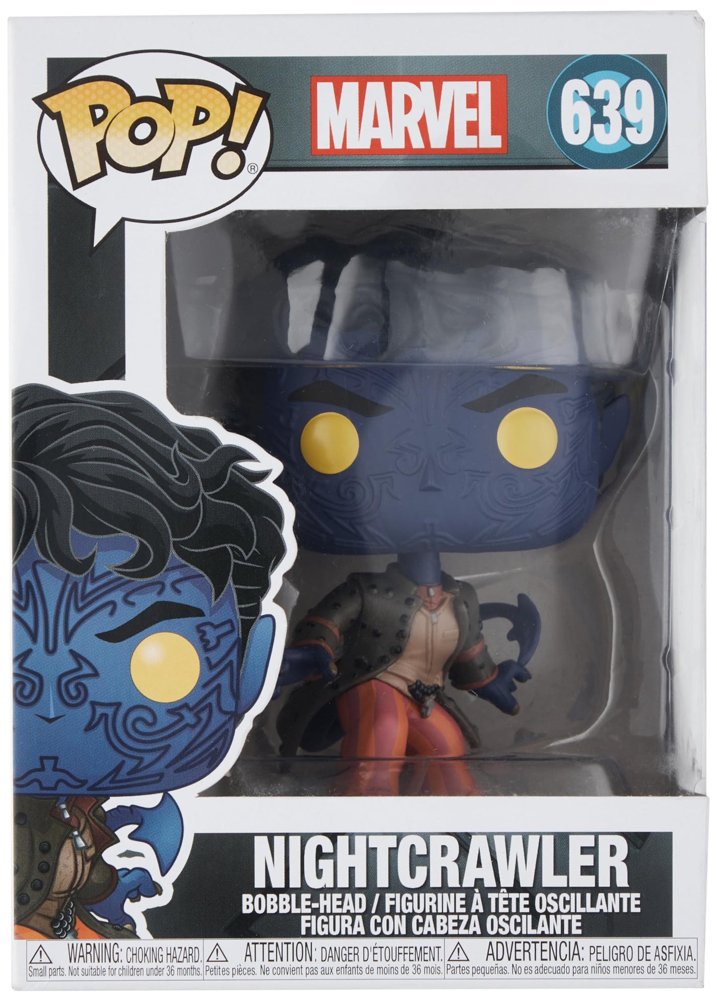 Funko Pop! Marvel: X-Men 20Th Anniversary - Nightcrawler, Multicolor, 3.75 Inches