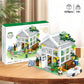 QLT White Flowers House Building Set  Compatible with Lego Flower Friends House Create Elegance and Warmth Environment  Greenhouse Building Toy  Nice Gift for Boys  Girls and mature-themed (639 Pcs)