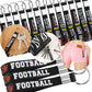 Junkin 36 Pieces Football Party Favors Football Silicone Keychains Gift Senior Night Game Accessories Party Supplies