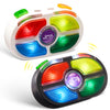 Syncfun 7-Key Handheld Game With 4 Game Modes, Board Games For 1 Or 2 Players, Lights And Adjustable Sound, Ages 8+ (2-Pack)