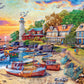 Buffalo Games 2000 Piece Jigsaw Puzzle - American Harbor Town, Large, Multicolor, Model 2136, Perfect for Game Nights
