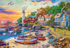 Buffalo Games 2000 Piece Jigsaw Puzzle - American Harbor Town, Large, Multicolor, Model 2136, Perfect for Game Nights