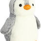 Aurora® Playful Pompom Penguin™ Stuffed Animal - Gray, 16 Inches - Vibrant Plush Toy for Endless Fun and Companionship