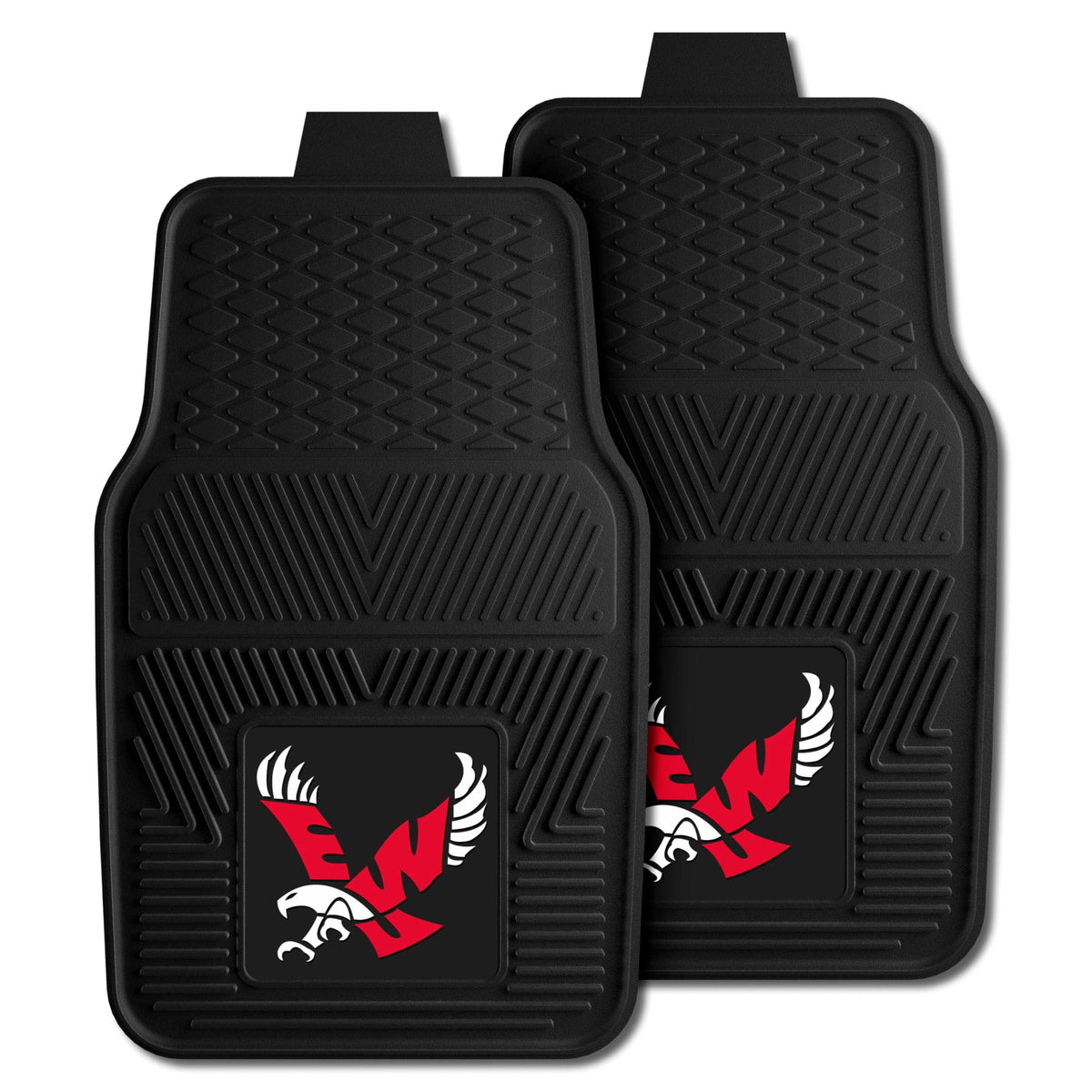 FANMATS 21645 Rutgers Scarlett Knights 2-Piece Heavy Duty Vinyl Car Mat Set, Front Row Floor Mats, All Weather Protection, Unive