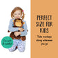 Plush Creations Talking Stuffed Mommy Monkey Set | 4 Piece Assortment | Brown Plush | Includes 3 Baby Monkeys | Ages 0+