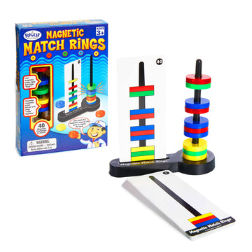 Magnetic Match Rings, Magnet Matching Game Stem Learning Toy For Kids