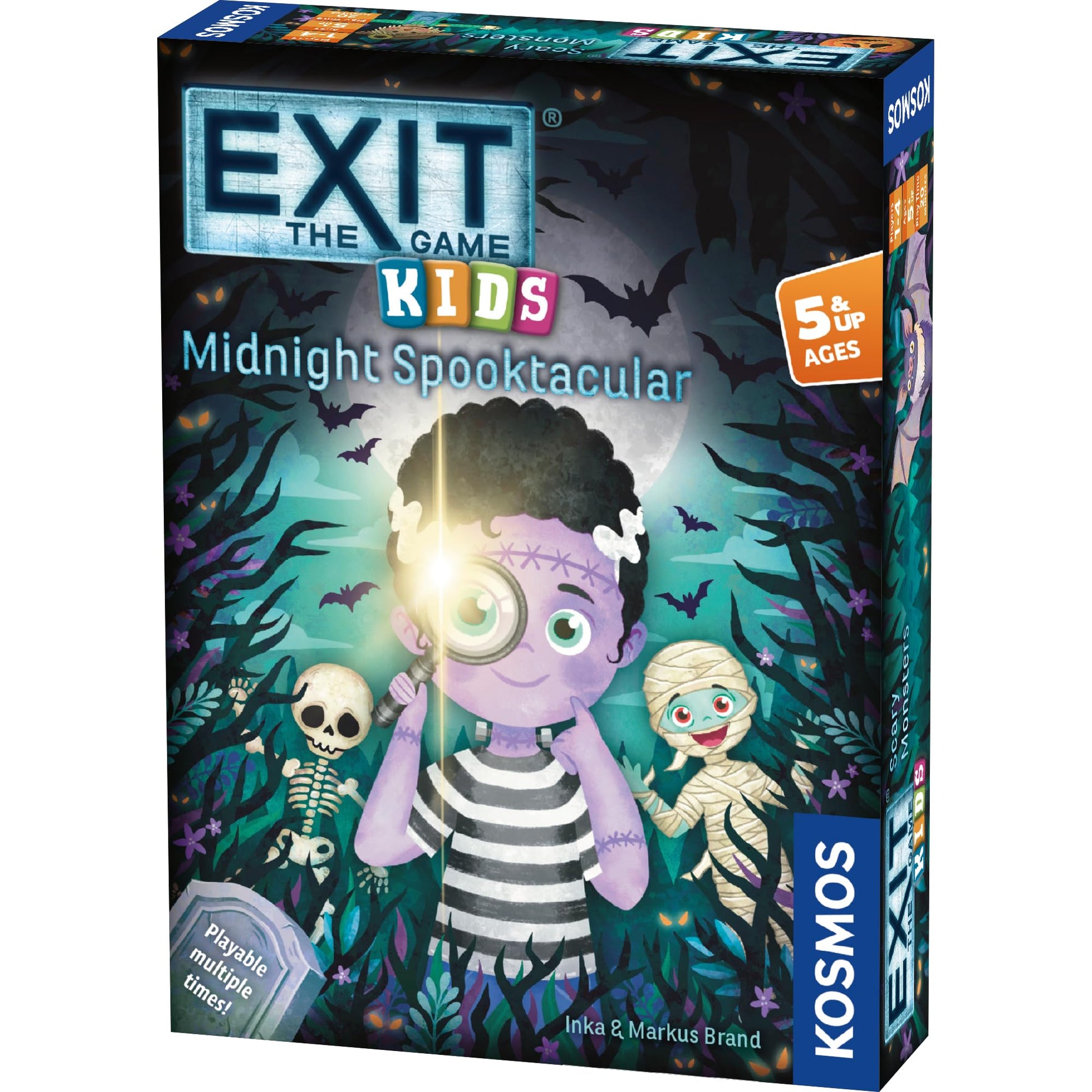 Thames & Kosmos EXIT: The Game - Kids - Midnight Spooktacular, Fun Puzzle Mystery, Cooperative, 1-4 Players