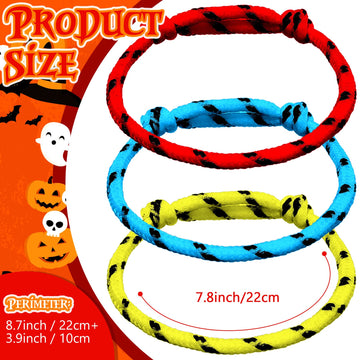 Friendship Bracelets Rope 168 Bracelets in 8 Assorted Colors Adjustable Bracelets for Kids Neon Rope Woven Friendship Bracelets