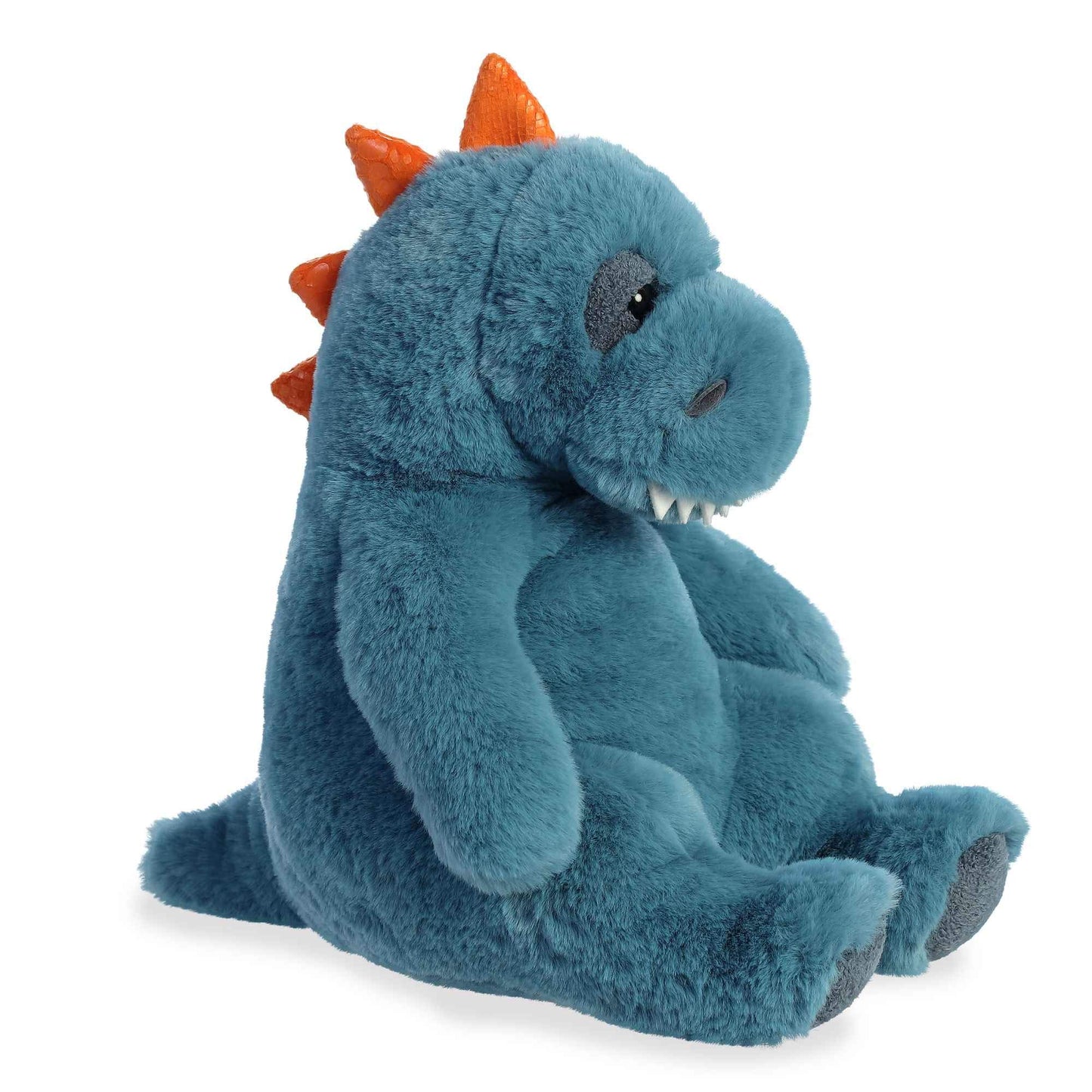 Aurora Cozy Sluuumpy Da Dino Stuffed Animal - Comforting Companions - Blissful Relaxation - Blue 15 Inches