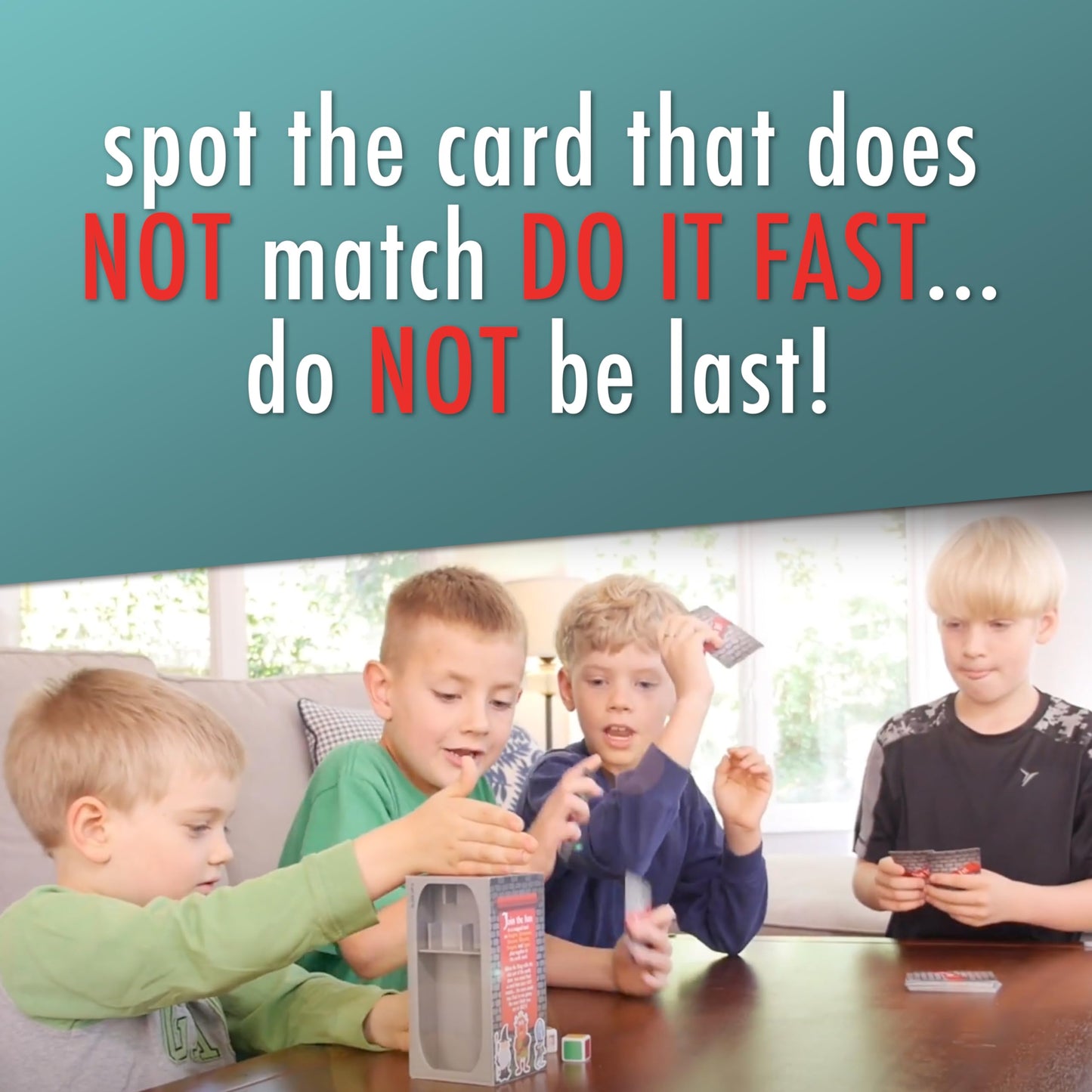 Not It Dice Games For Kids Strategy Game For Family Night Fun Card Game Stocking Stuffer Gift 3+ Players Ages 6+ Camping Chaos