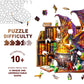 Wooden Puzzles for mature-themeds - Challenging Dragon Magic Potion mature-themed Puzzle  Unique Animal Shaped Wooden Jigsaw Puzzles for mature-themeds  Creative Gifts Family Games 11.4 * 11in 200pcs