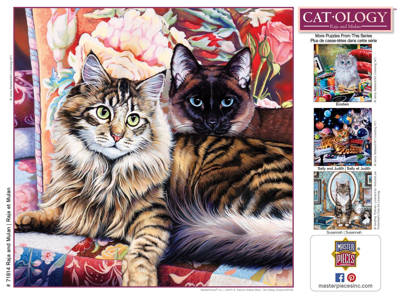 Masterpieces 1000 Piece Jigsaw Puzzle For Adults, Family, Or Youth - Raja And Mulan - 25''X25''